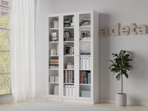 Книжный шкаф Билли 340 white ИКЕА (IKEA) в Москве