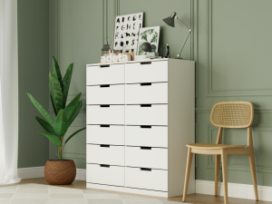 Комод Нордли 16 white ИКЕА (IKEA) в Москве