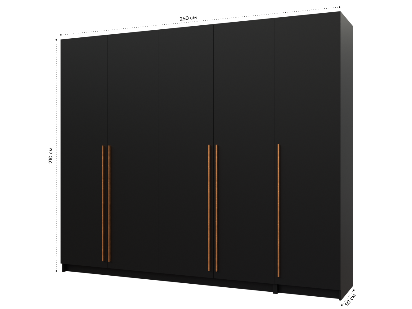 Распашной шкаф Пакс Фардал 98 black ИКЕА (IKEA) изображение товара